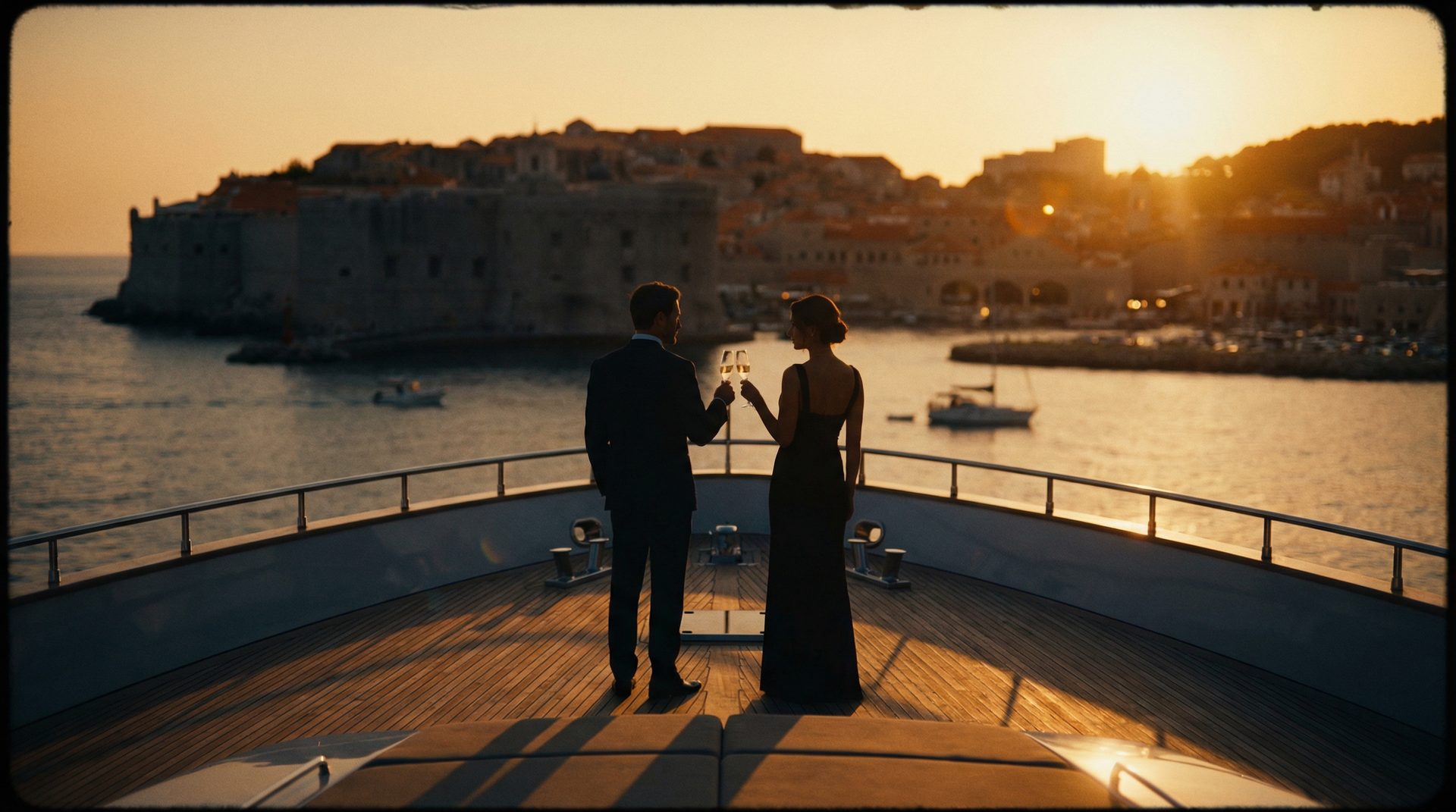 Romantic sunset cruise